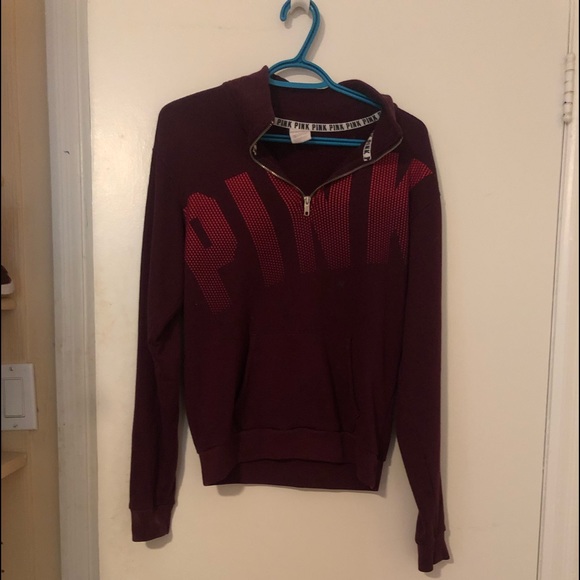 VS pink quarter zip sweater - Picture 1 of 1